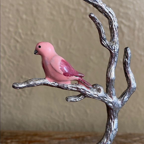 🌷Vintage🌷Jewelry Tree with Enameled Birds - Picture 3 of 11